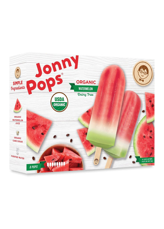 JOHNNYPOPS Watermelon Ice Cream Pops