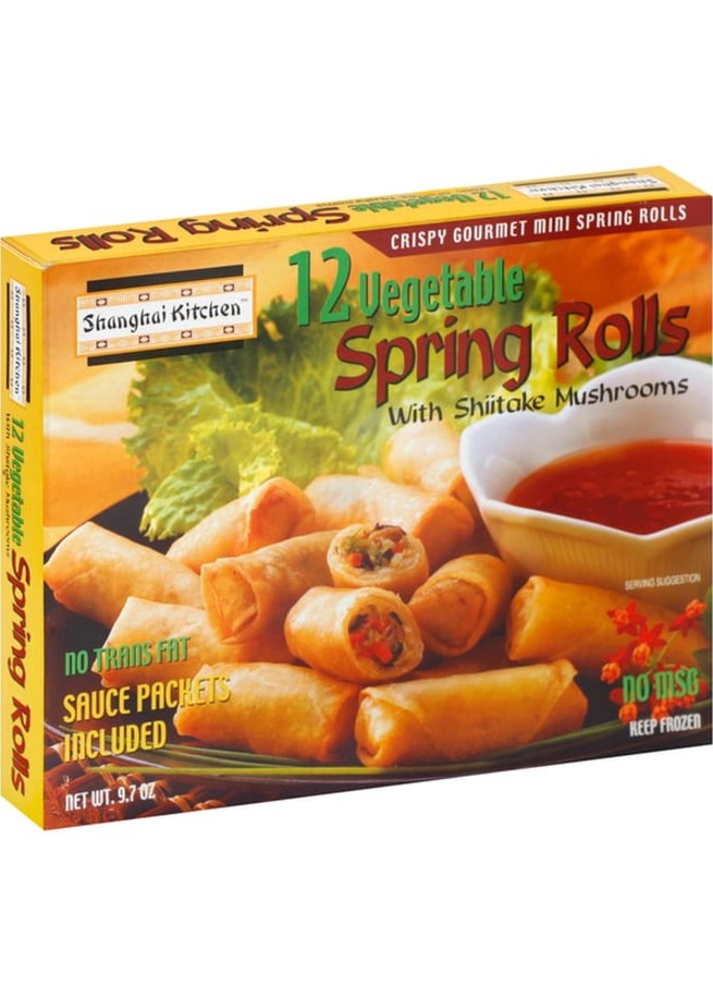 SHANGHAI KITCHEN Vegetable Spring Rolls 12pc