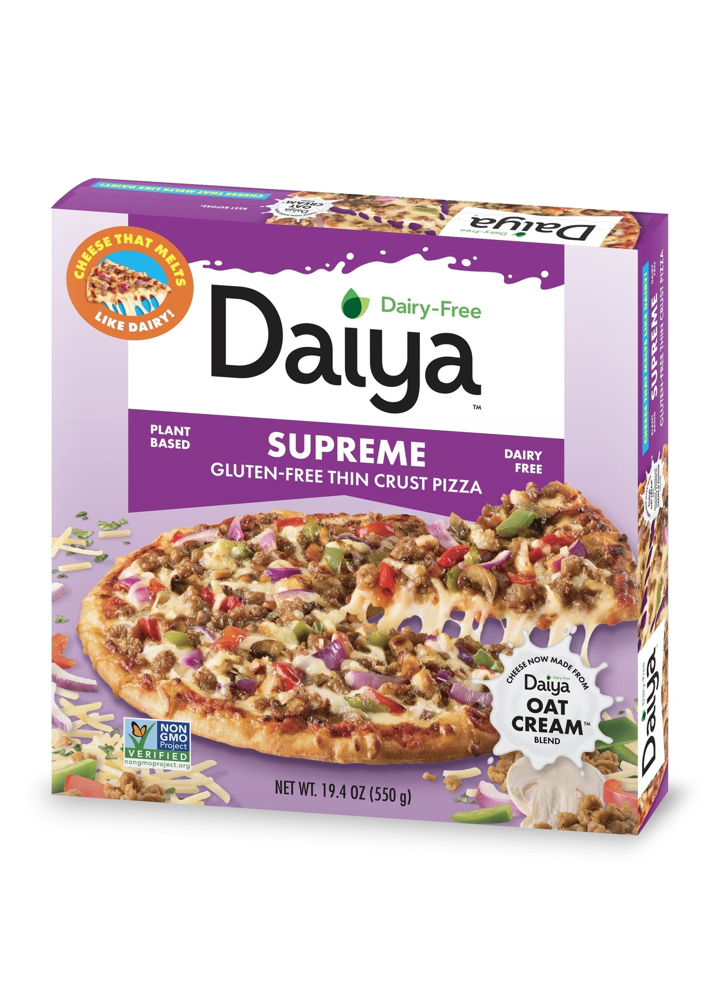 DAIYA Dairy Free Gluten Free Supreme Pizza