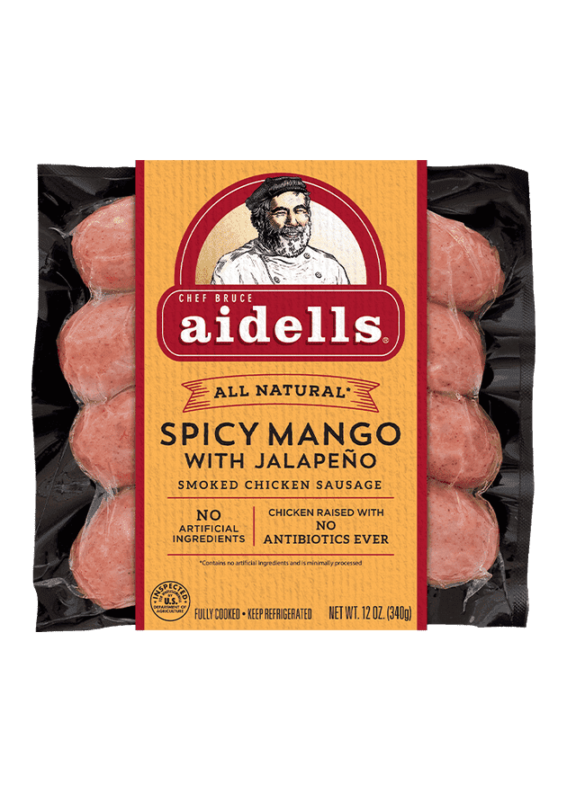 AIDELLS Spicy Mango With Jalapeño Smoked Chicken
