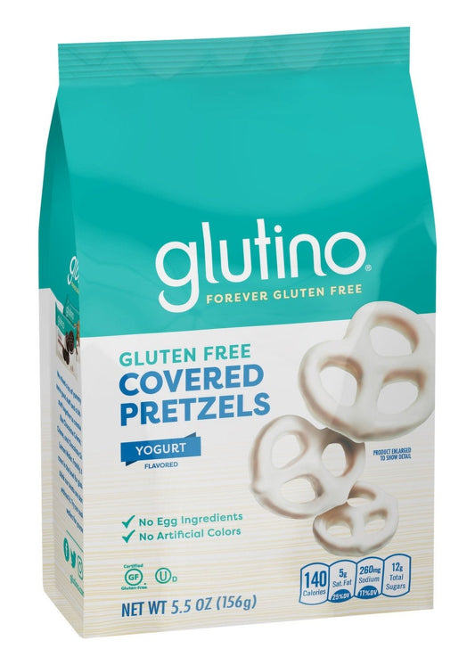 GLUTINO Gluten-Free Covered Yogurt Pretzels
