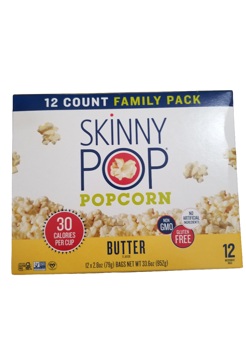 SKINNY POP MICROWAVE POPCORN BUTTER