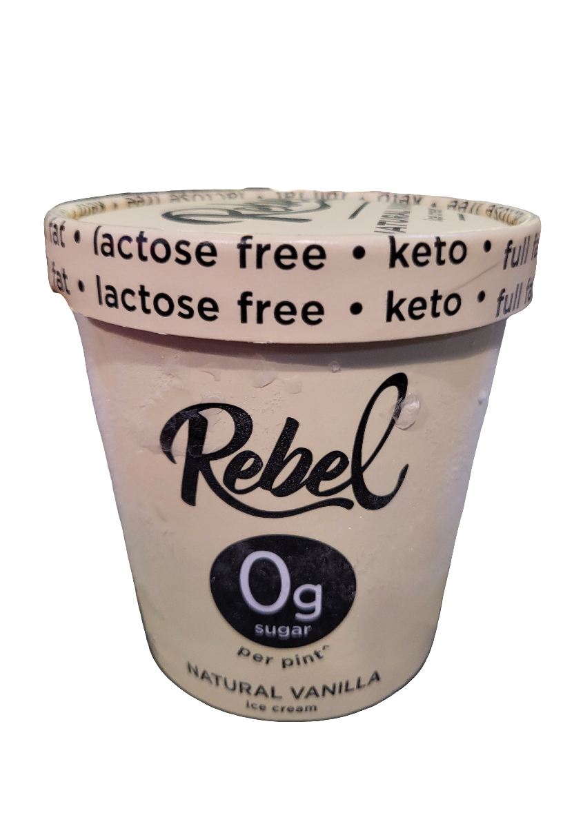 REBEL Natural Vanilla Ice Cream