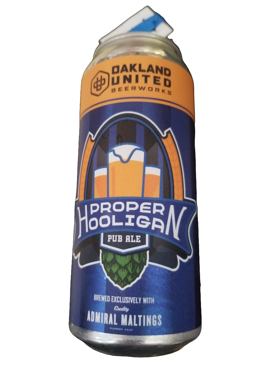 OAKLAND UNITED BEER WORKS Proper Hooligan Pub Ale