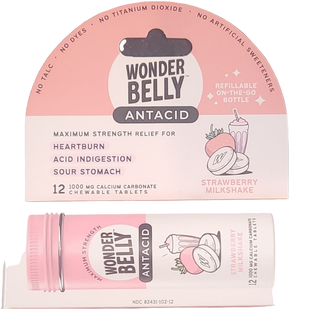 WONDERBELLY Strawberry Milkshake Antacid