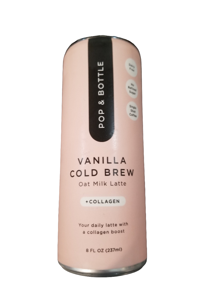 POP&BOTTLE Vanilla Cold Brew Oat Milk Latte
