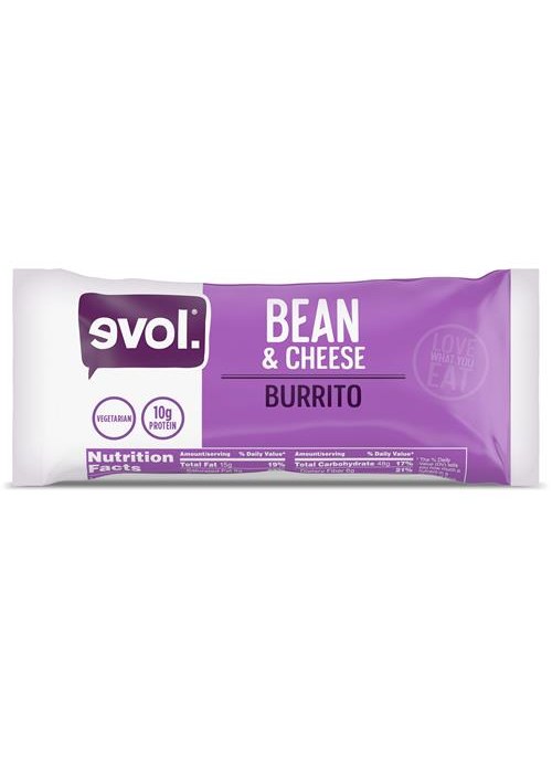 EVOL Beans, Rice & Cheddar Burrito