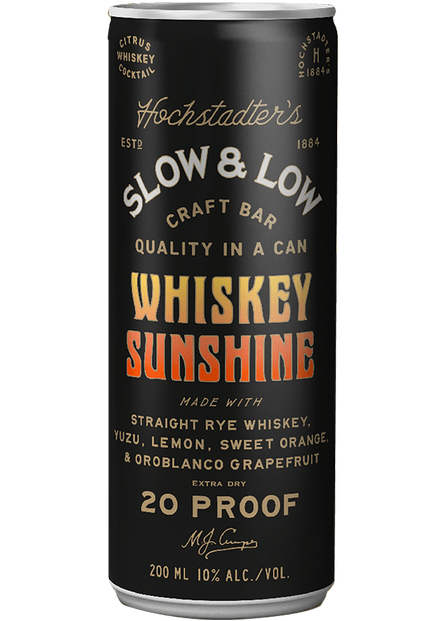 HOCHSTADTER'S Slow & Low Whiskey Sunshine 200ml