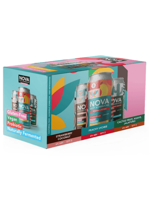NOVA Hard Kombucha California Variety Pack