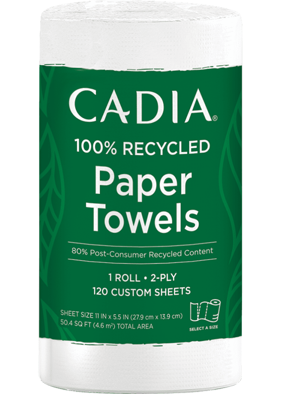 CADIA 100% Recycled Paper Towel Roll