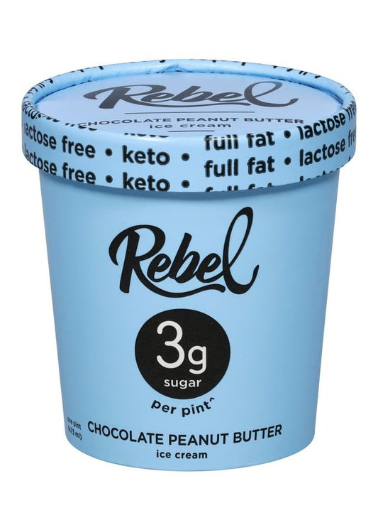 REBEL ICE CREAM Chocolate Peanut Butter
