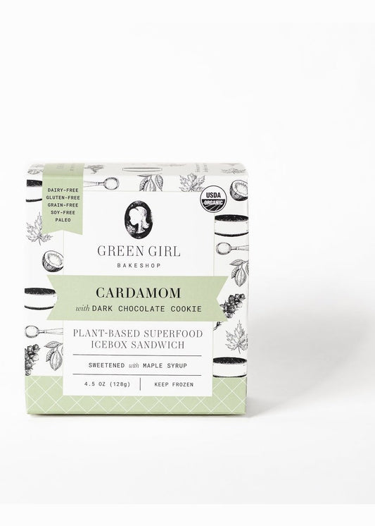 GREEN GIRL BAKESHOP Cardamom Ice Cream Sandwich