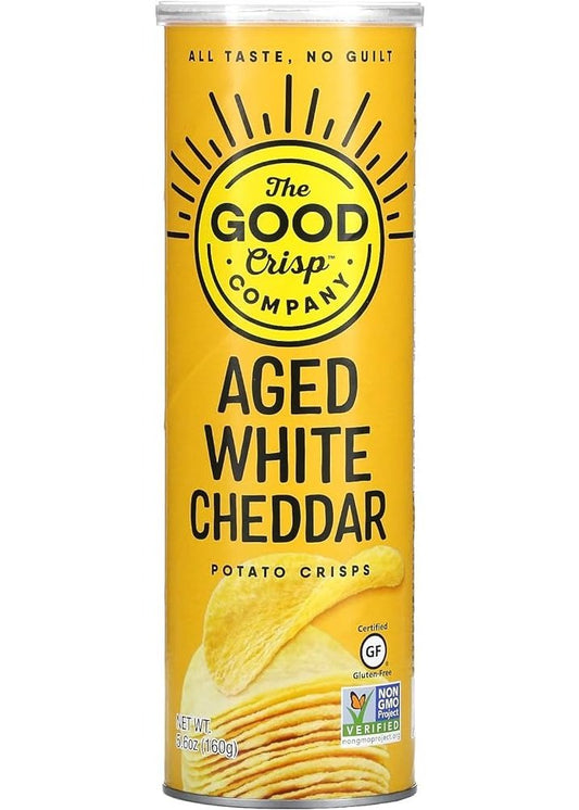 THE GOOD CRISP COMPANY Aged White Cheddar Potato Chips