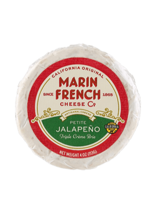 MARIN FRENCH CHEESE Petite Jalapeño Triple Cream Brie Cheese