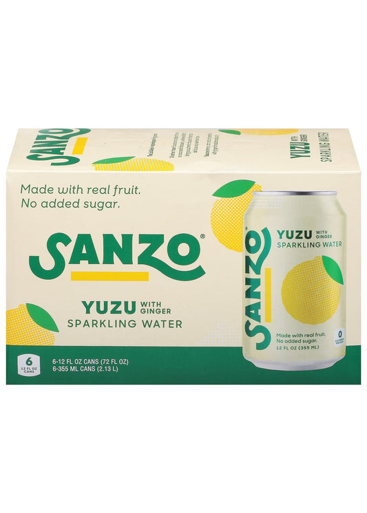 SANZO Yuzu Sparkling Water 6pk