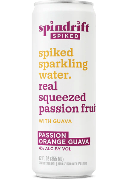 SPINDRIFT Spiked Passion Orange Guava