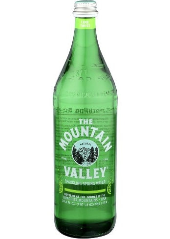 MOUNTAIN VALLEY Sparkling Water Lime 1L