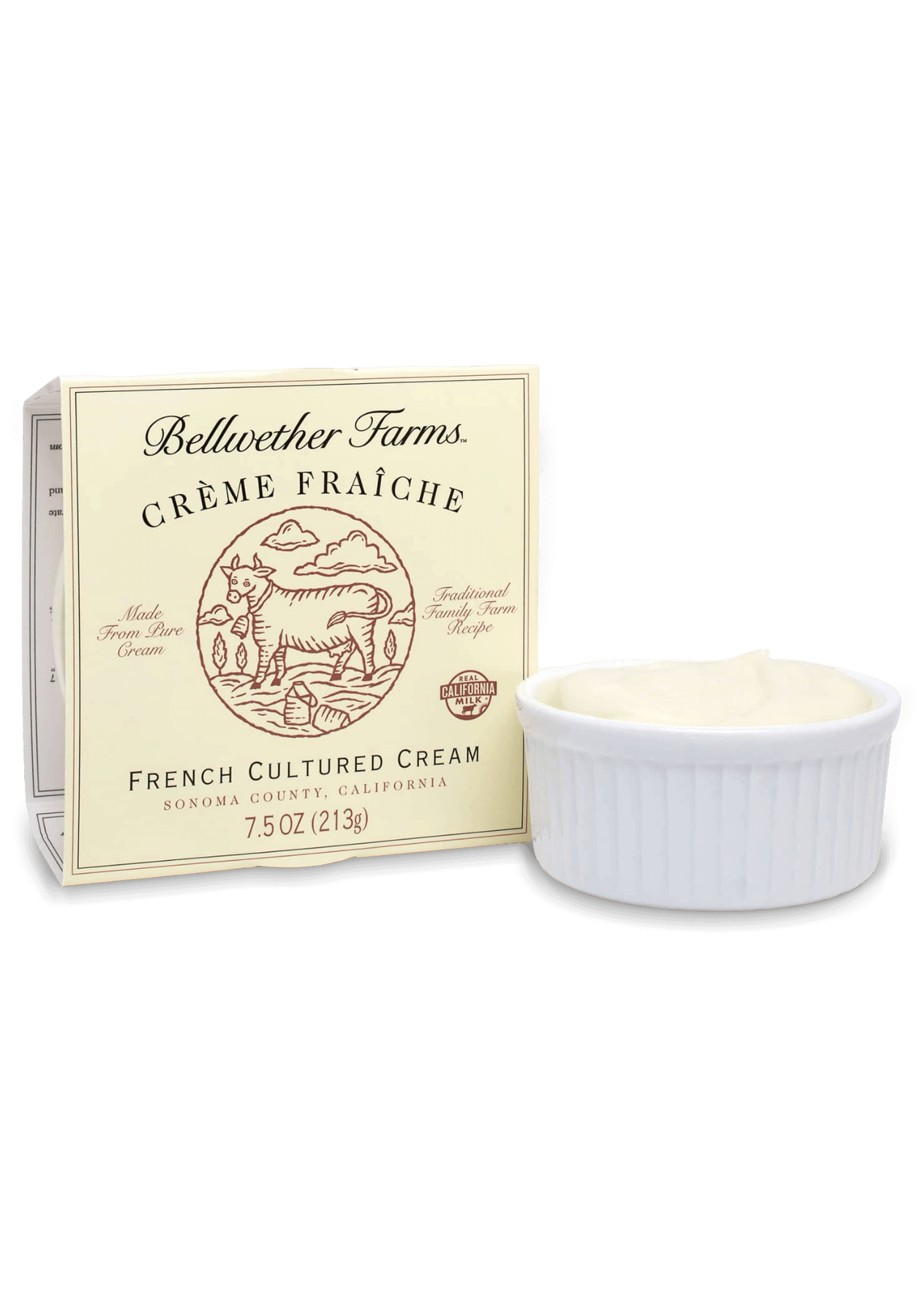 BELLWETHER FARMS Créme Fraîche French Cultured Cream