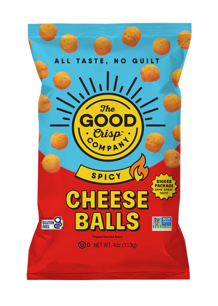 THE GOOD CRISP COMPANY Spicy Cheese Balls