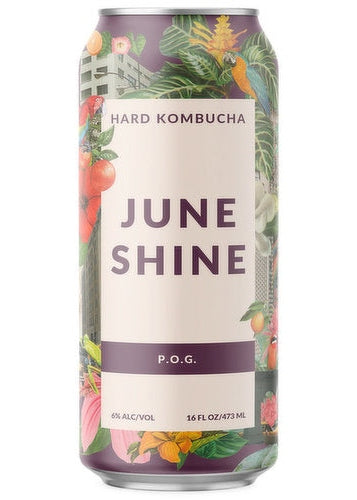 JUNESHINE Hard Kombucha P.O.G. 16oz