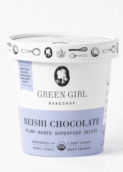 GREEN GIRL BAKESHOP Reishi Chocolate Pint
