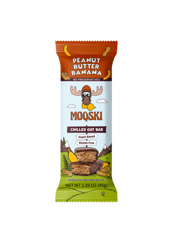 MOOSKI Peanut Butter Banana Chilled Oat Bar