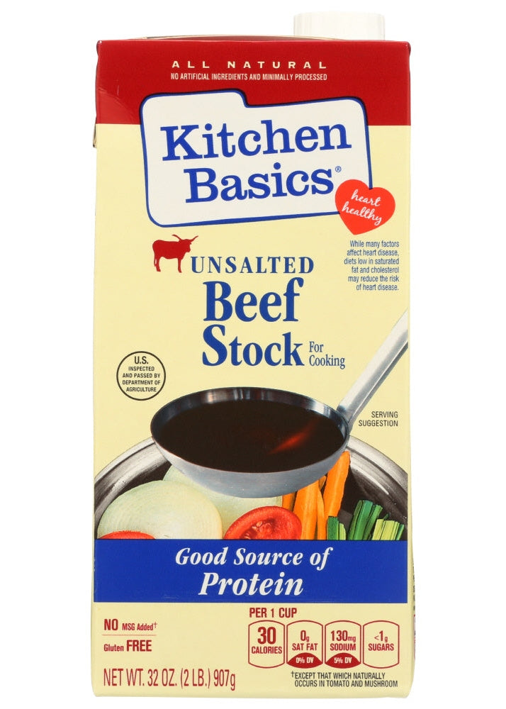 KITCHEN BASICS Gluten-Free Unsalted Beef Stock