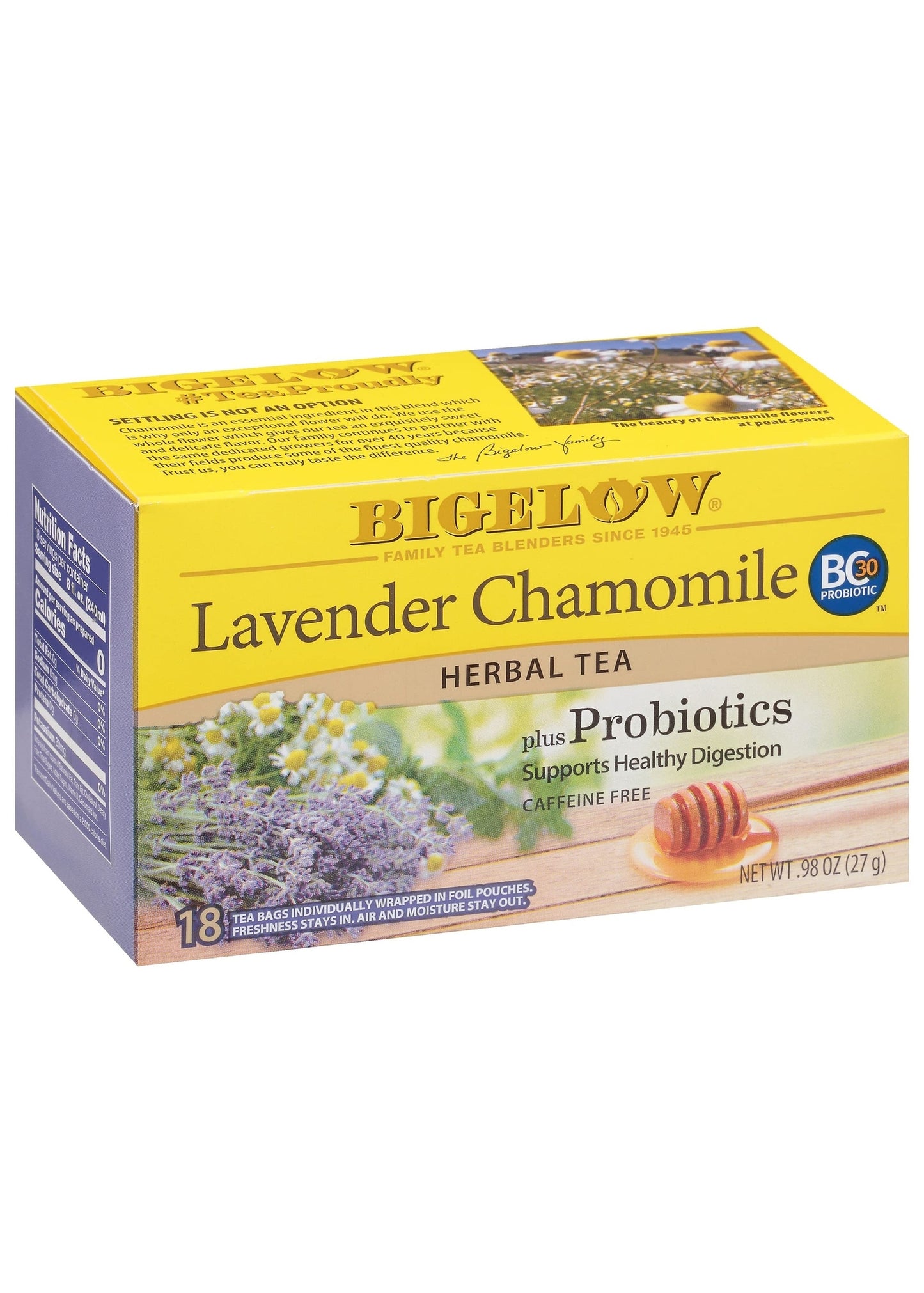 BIGELOW Lavender & Chamomile Herbal Tea