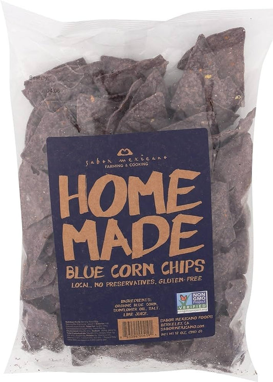 SABOR MEXICANO Home Made Blue Corn Tortilla Chips