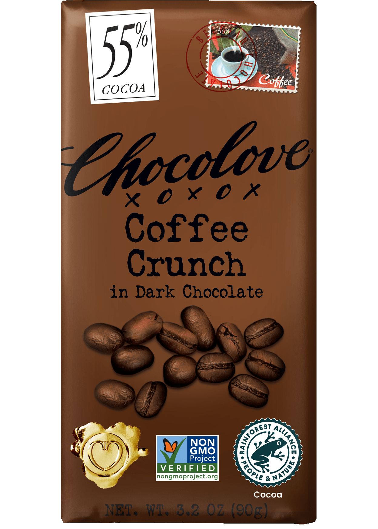 CHOCOLOVE Coffee Crunch Dark Chocolate