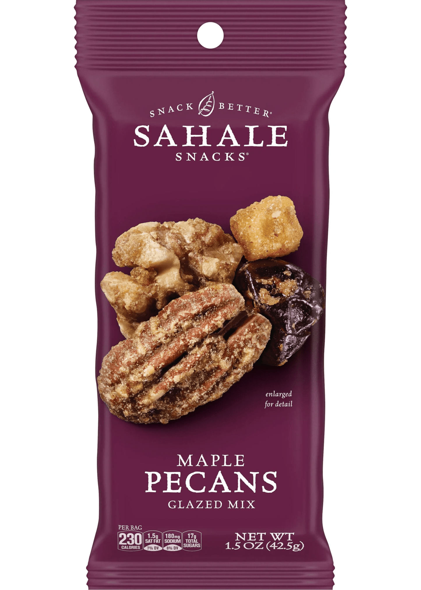 SAHALE SNACKS Maple Pecans Glazed Mix 1.5oz