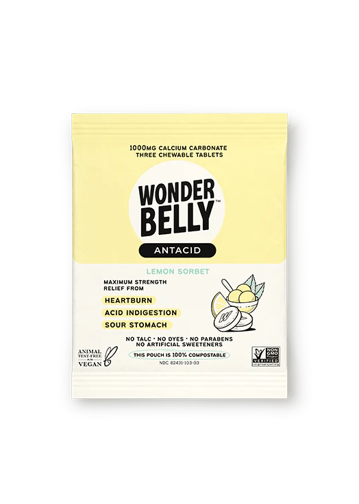 WONDERBELLY Lemon Sorbet Antacid