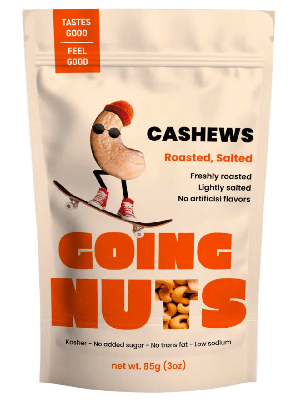 GOING NUTS Roasted Salted Cashews