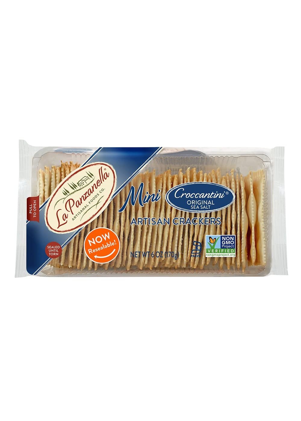 LA PANZANELLA Croccantini Original Sea Salt Artisan Crackers