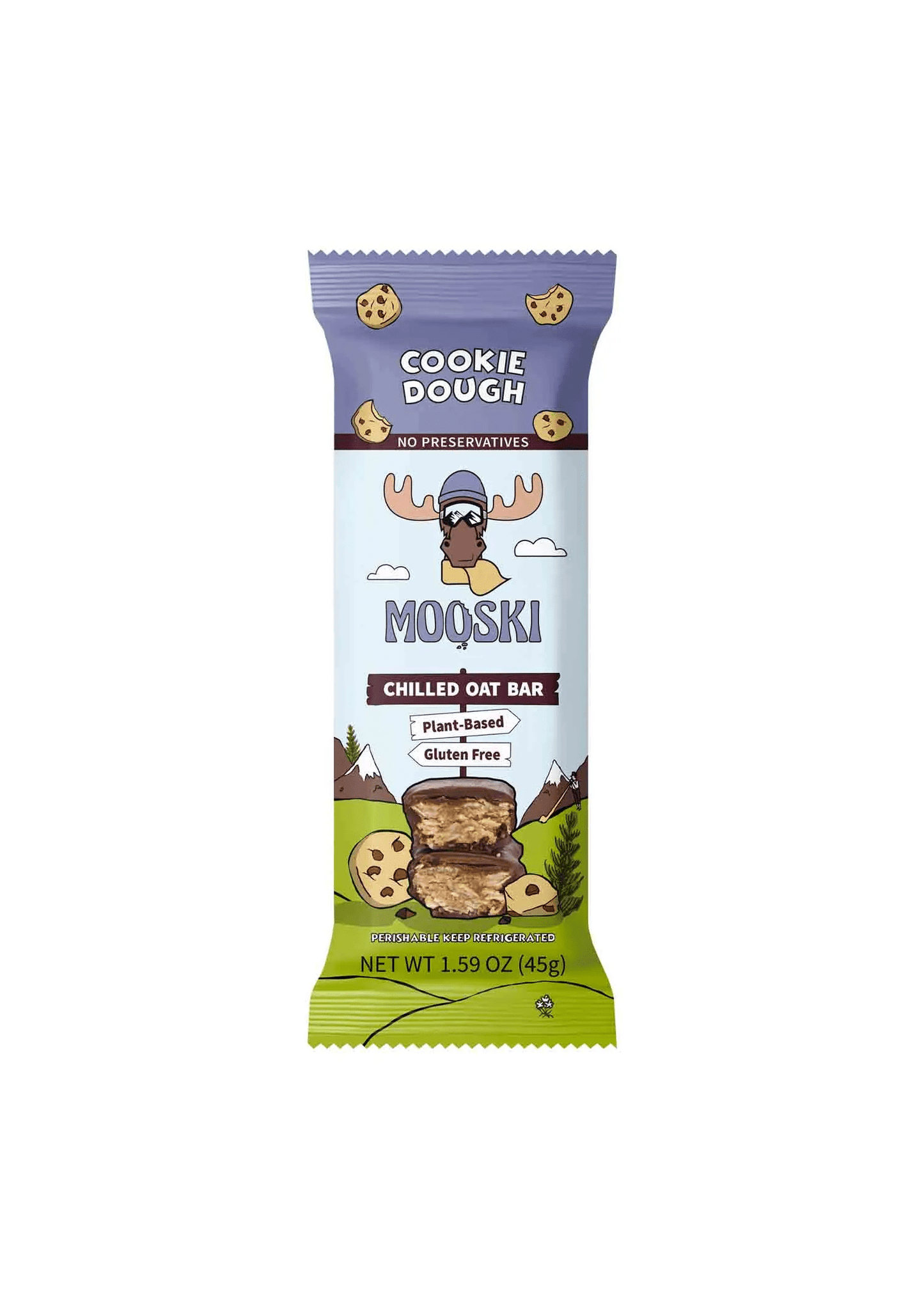 MOOSKI Cookie Dough Chilled Oat Bar