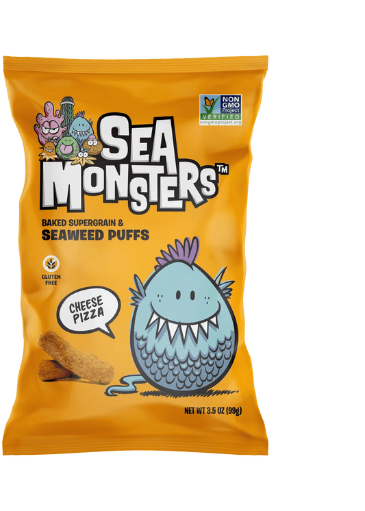 SEA MONSTERS Seaweed Puffs Cheese Pizza