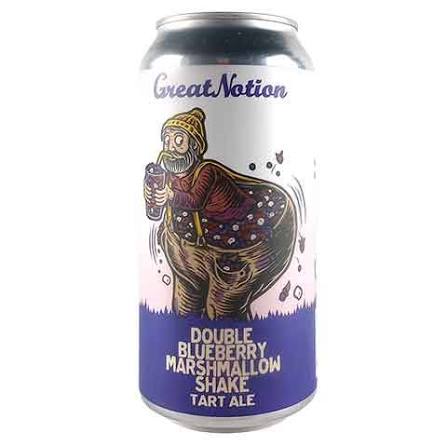 GREAT NOTION BREWING Double Blueberry Marshmallow Shake Tart Ale