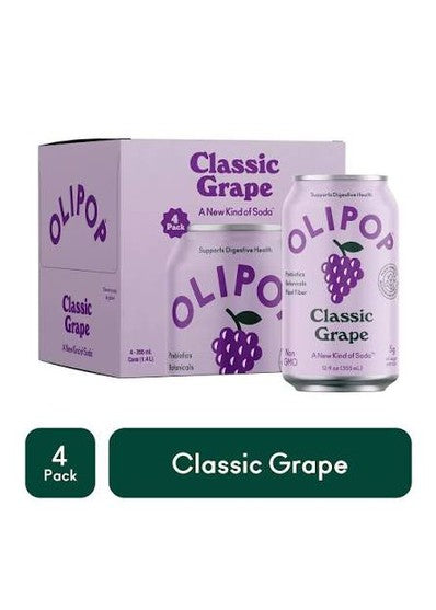 OLIPOP Grape 4pac