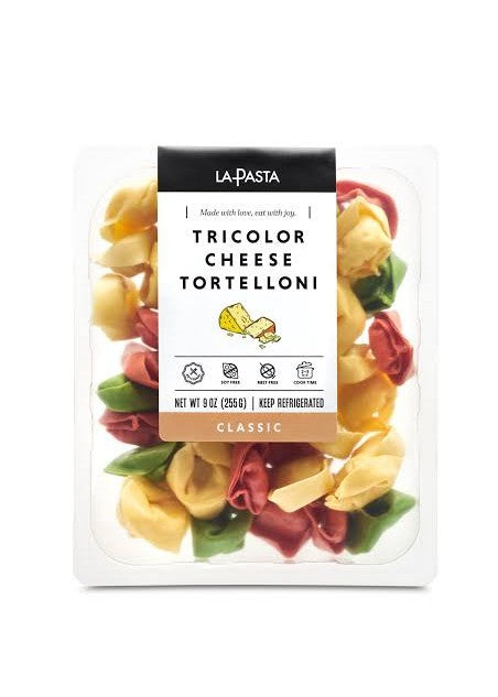 LA PASTA Tortellini Tricolor Cheese 9oz