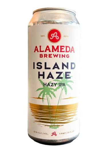 ALAMEDA BREWING Island Haze Hazy IPA 19.2 oz.