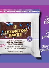 LEXINGTON BAKES Berry Blackout Protein Cookie