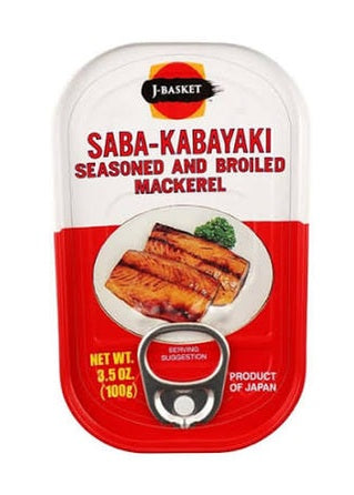 J-BASKET Saba-Kabayaku Seasoned and Broiled Mackerel
