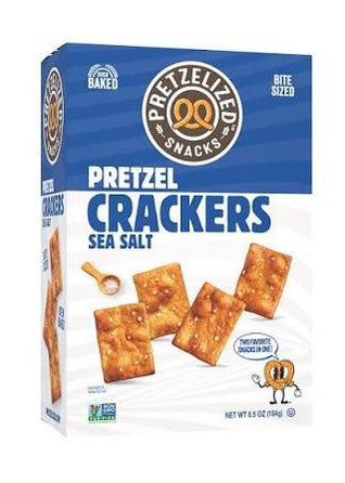 PRETZELIZED SNACKS Pretzel Crackers Sea Salt