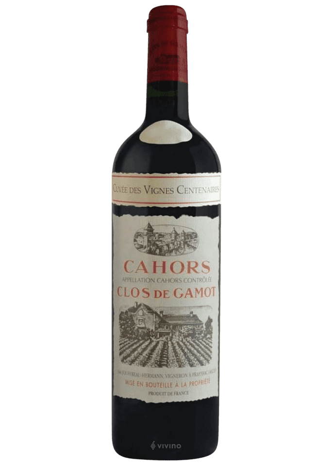 CLOS DE GAMOT Cahors Cuvee Des Vignes Centenaires 2010