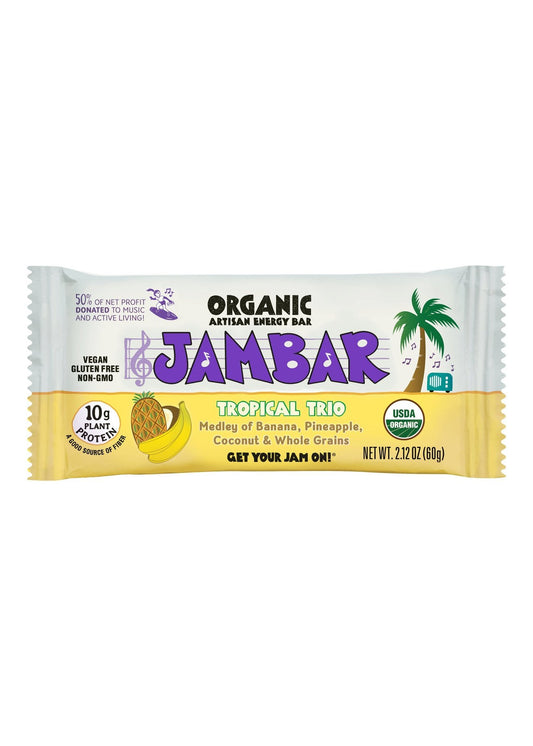 JAMBAR Tropical Trio Energy Bar