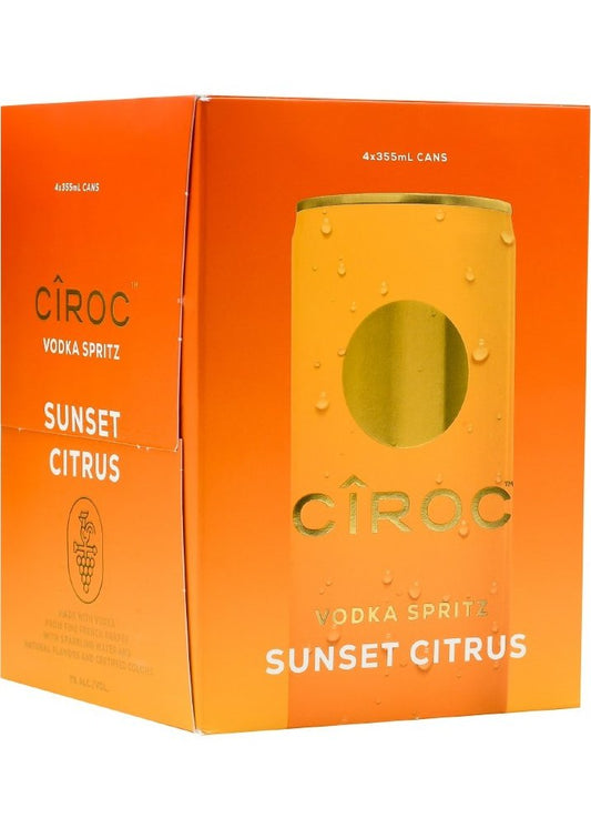 CIROC Sunset Citrus 4PK