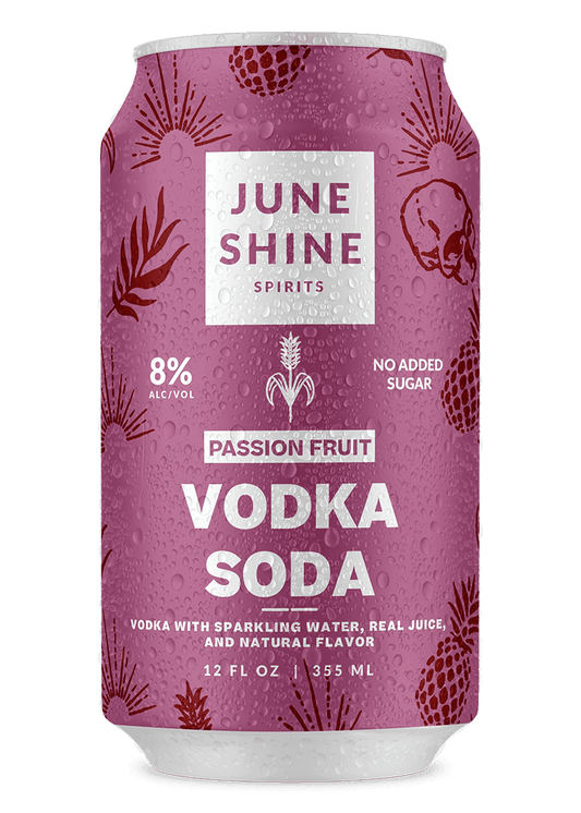 JUNESHINE Passionfruit Pineapple Vodka & Soda