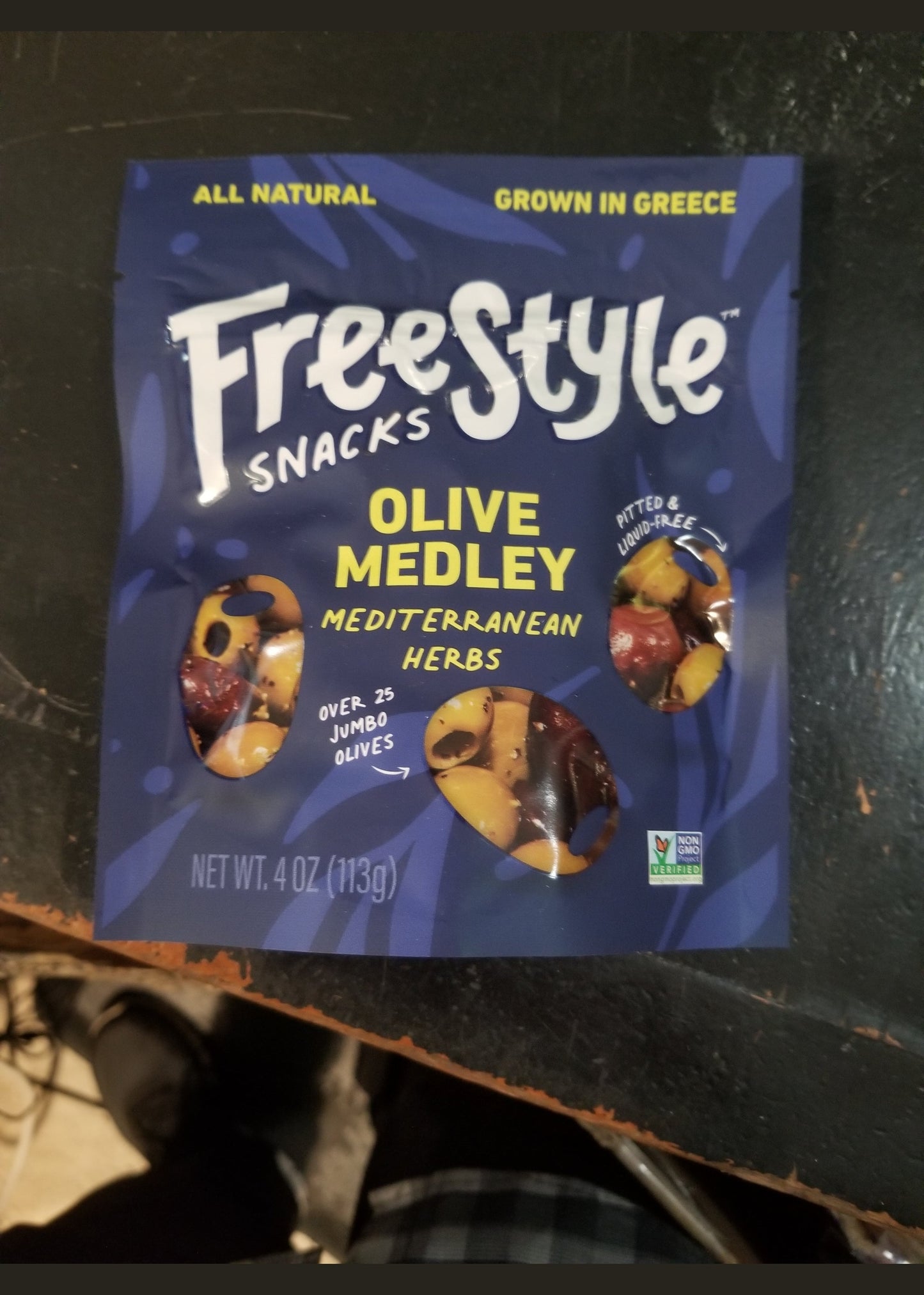 FREE STYLE SNACKS Olive Medley Mediterranean Herbs