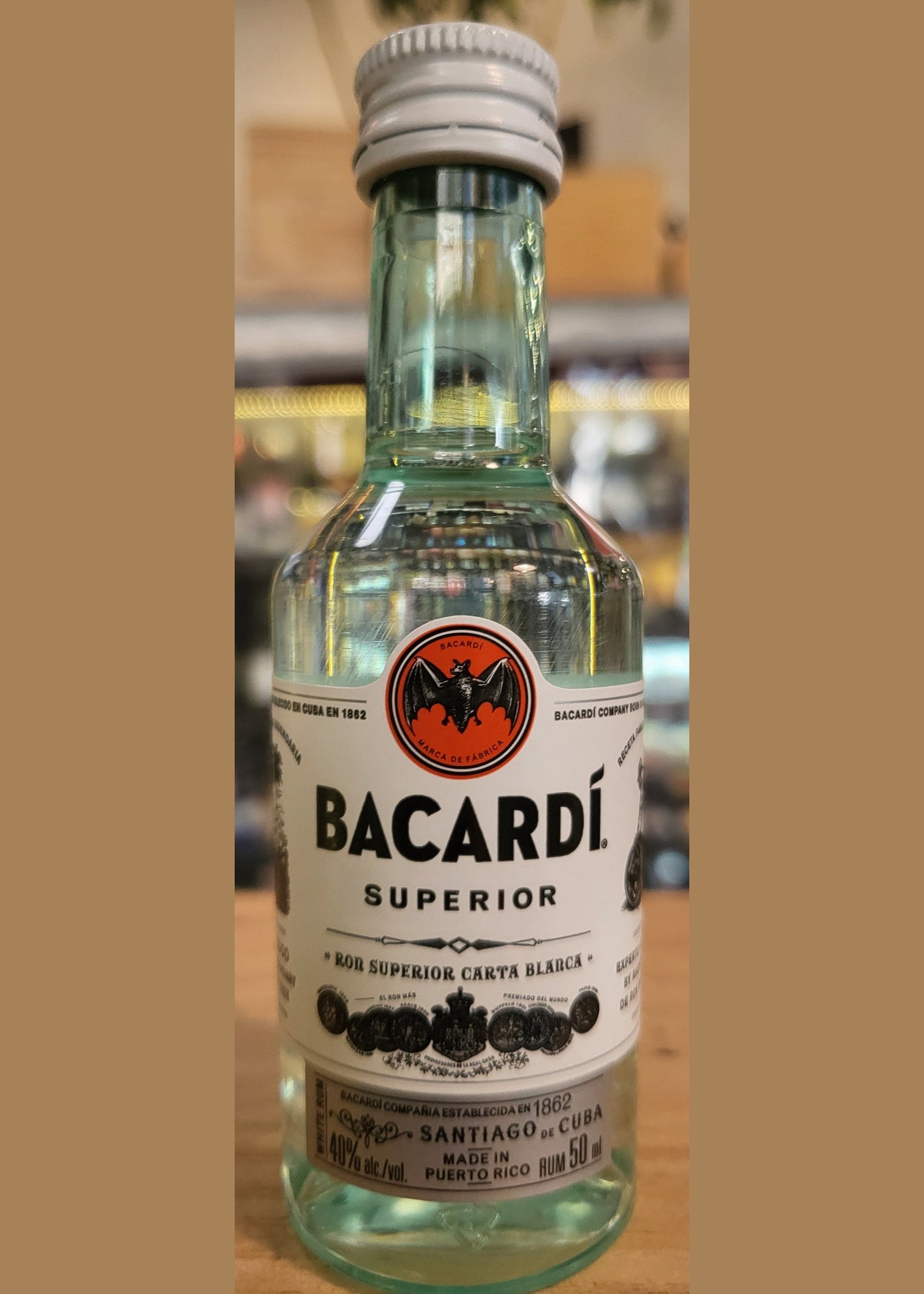 BACARDI SUPERIOR Rum blanc 50ml