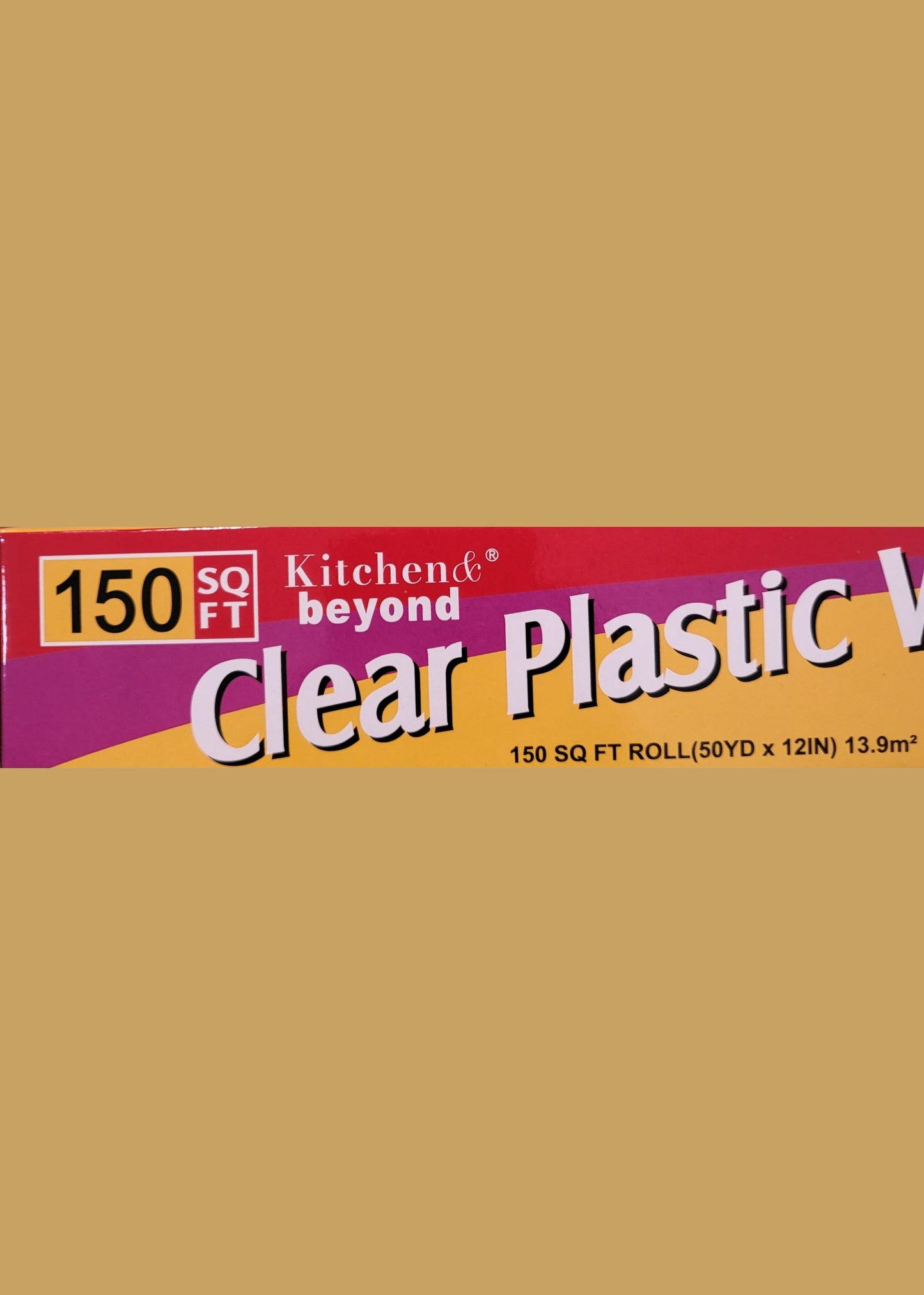 Clear Plastic Wrap 150SQ